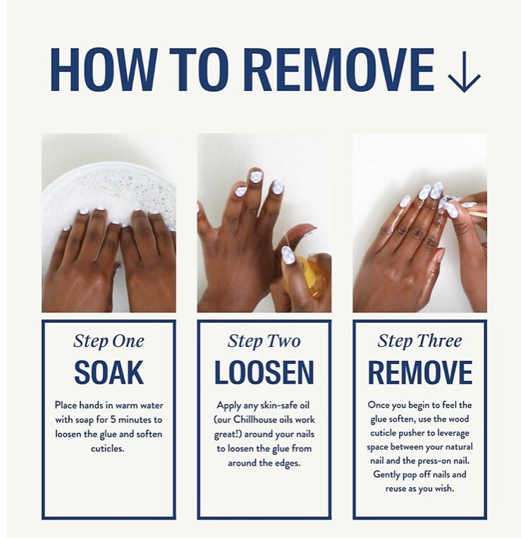 NEW Chillhouse Chill Tips Nail Art Press Ons – Checked Out