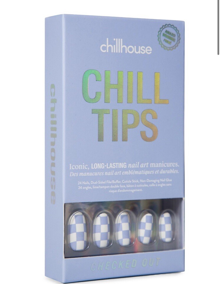NEW Chillhouse Chill Tips Nail Art Press Ons – Checked Out