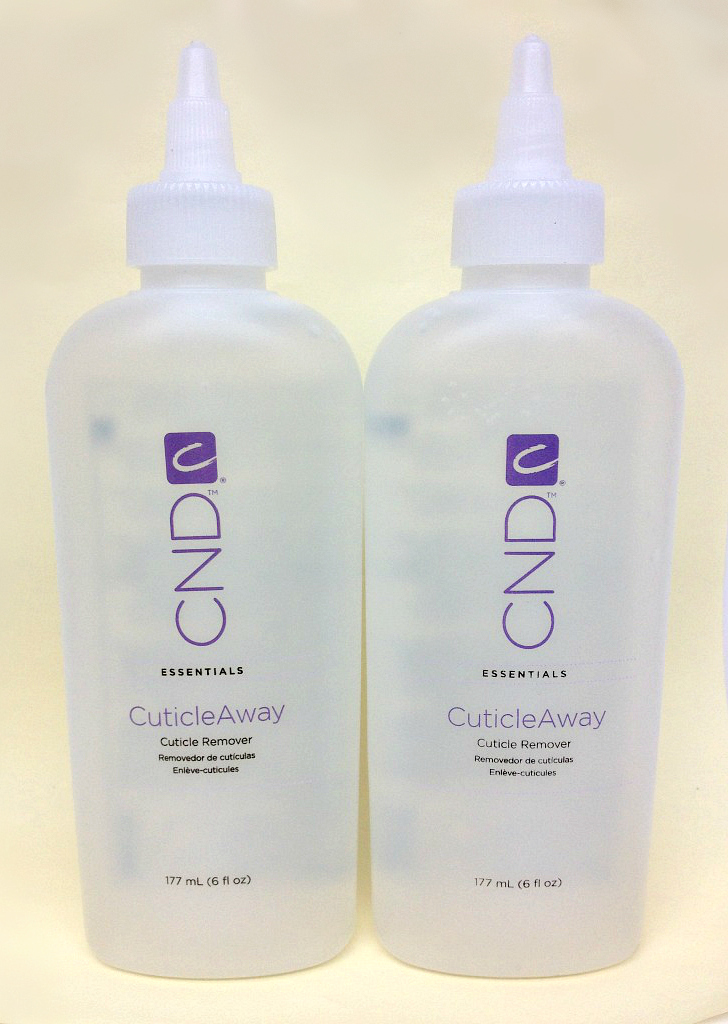 CUTICLE AWAY 6oz/177ml – cnd- Cuticle Remover- Lot of 2 free gift