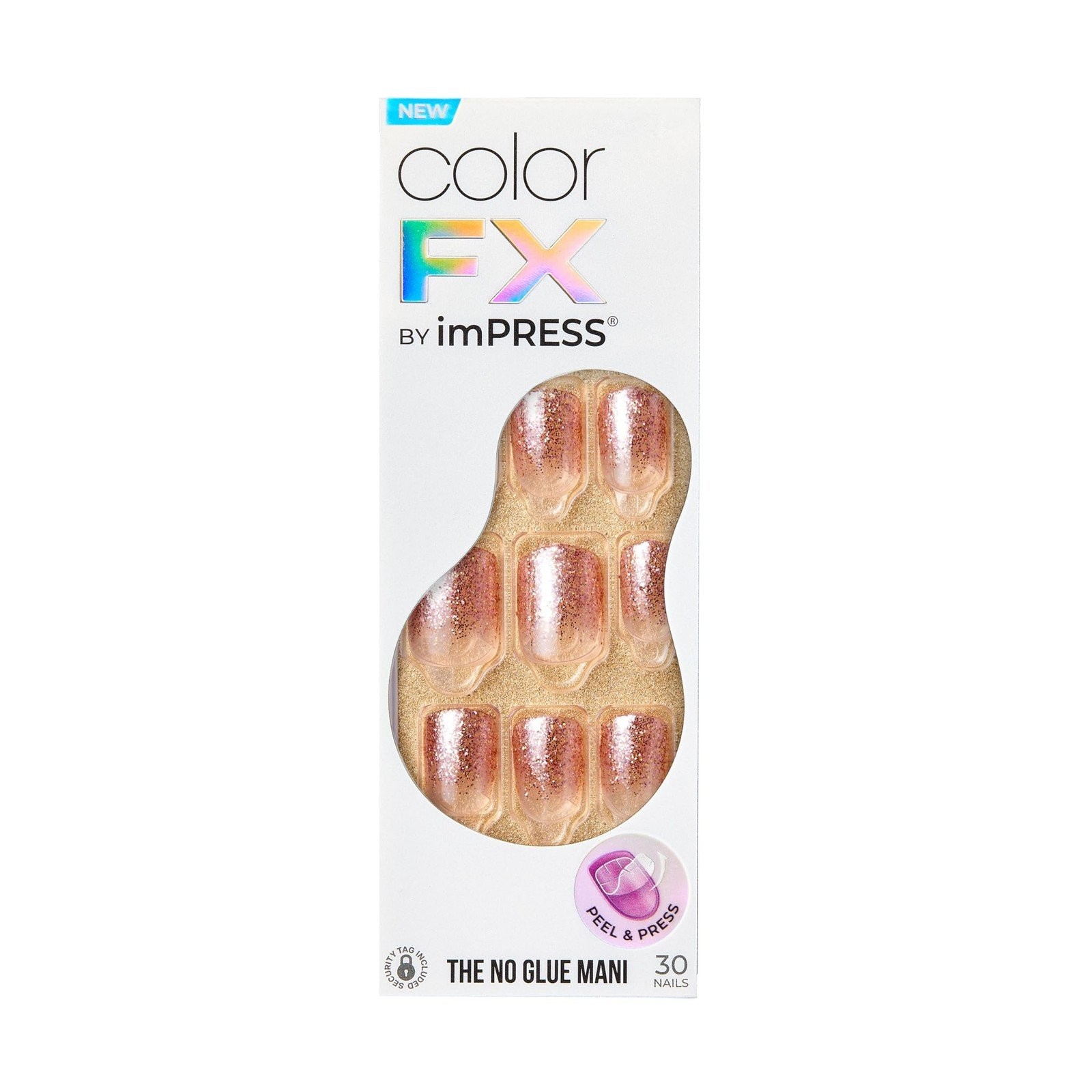 KISS imPRESS No Glue Mani Press-On Nails, Color FX, Dimension’, Light…