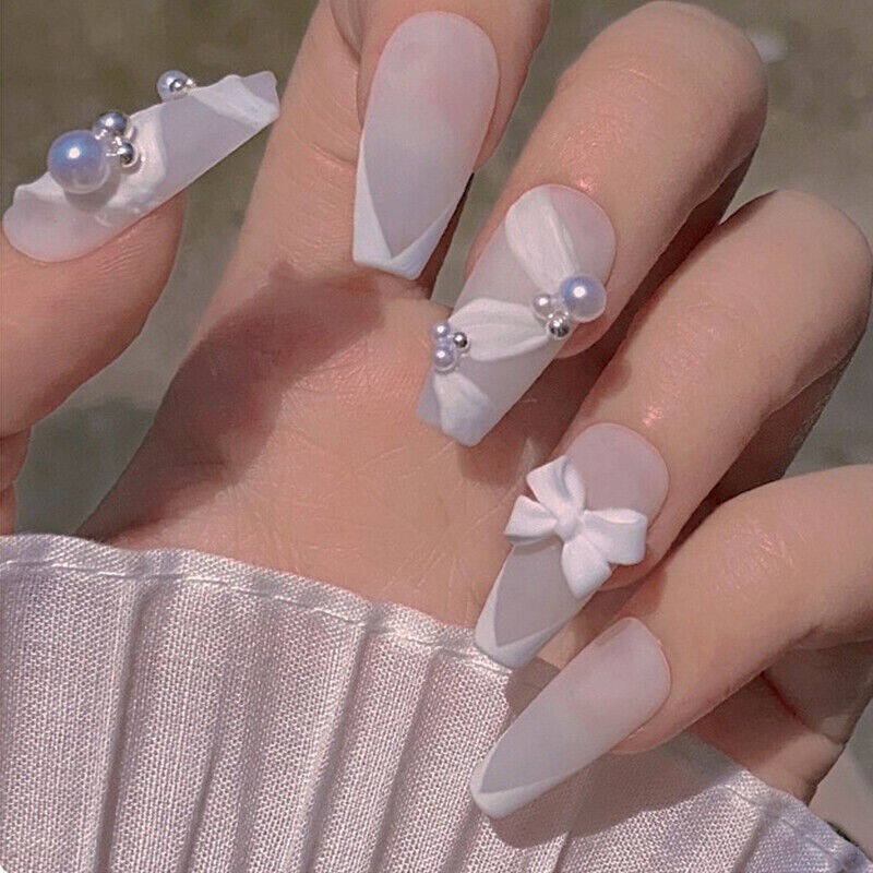 10PCS Nail Art 3D Bowknot Decoration Manicure Beauty DIY Flatback Charms NS31