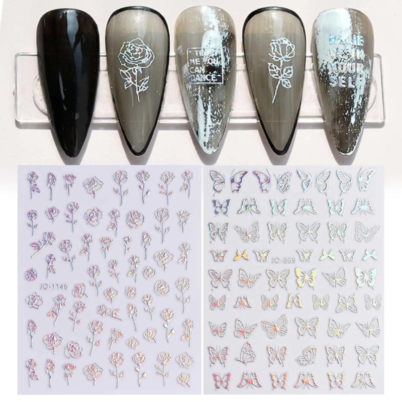 12pcs Colorful Nail Wraps Offering Comfort and Styles Manicure For Any Event