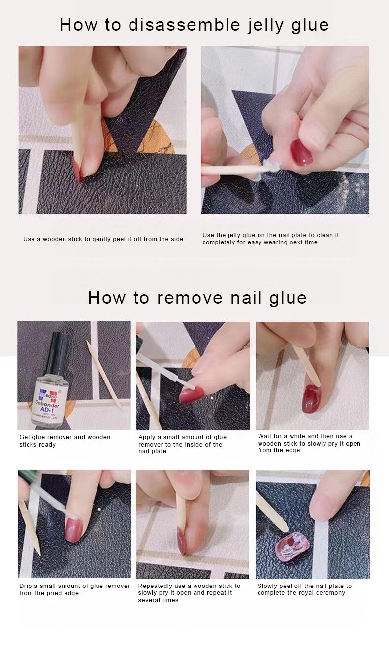 Fabufabu 3d Press On Nails – Handmade Unique Fake Nails, Artistic Design