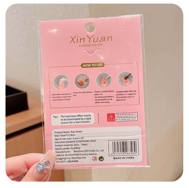 4 FOR £9.88 ⭐ Cute Cartoon Nail Art Stickers 1pc