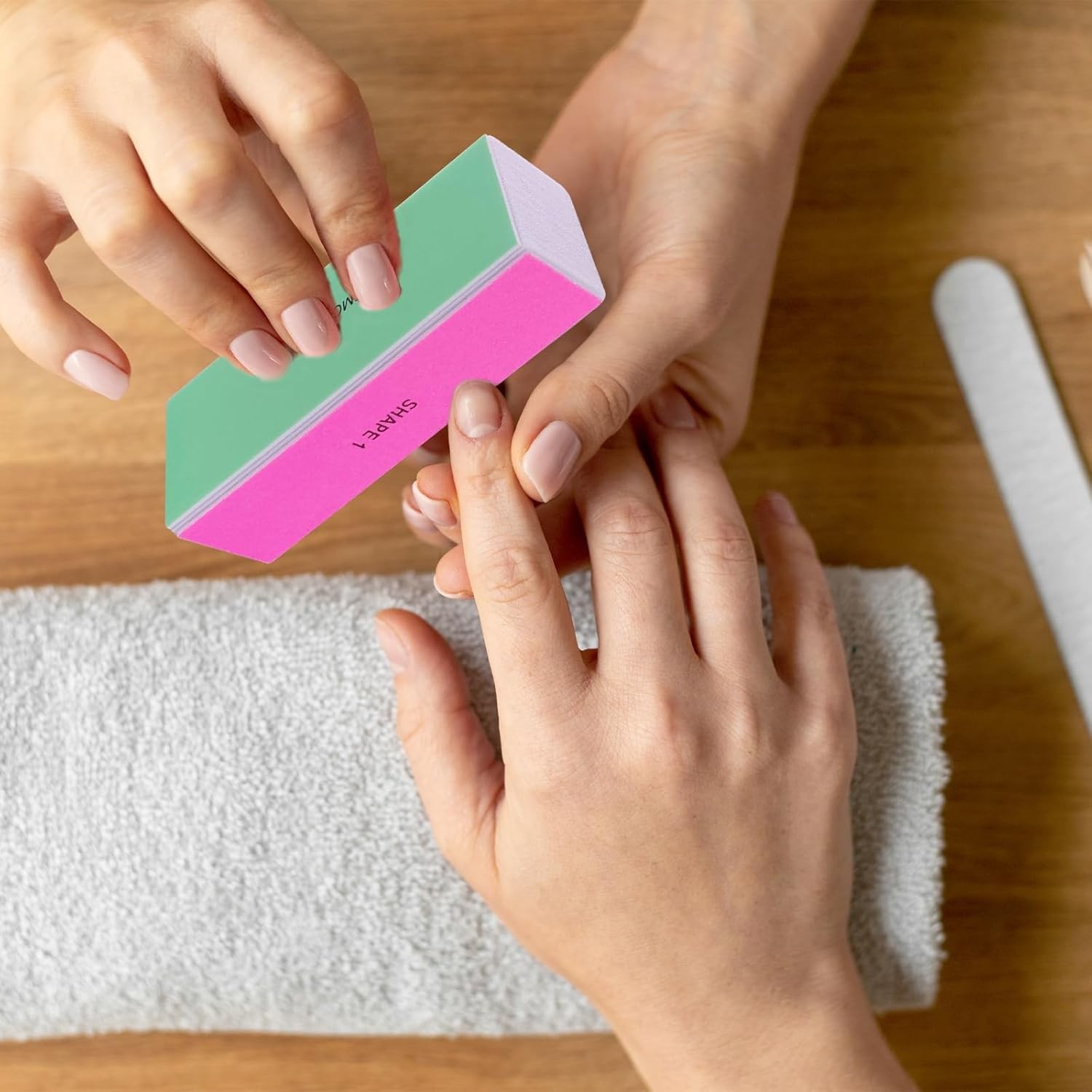 4 Way Nail Buffer Blo, Nail Shine Buffers Blos Files for Natural and