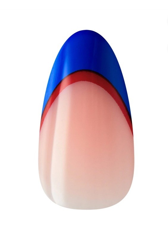 Kiss Voguish Fantasy Smooth Glue on Nails Medium 28 nails