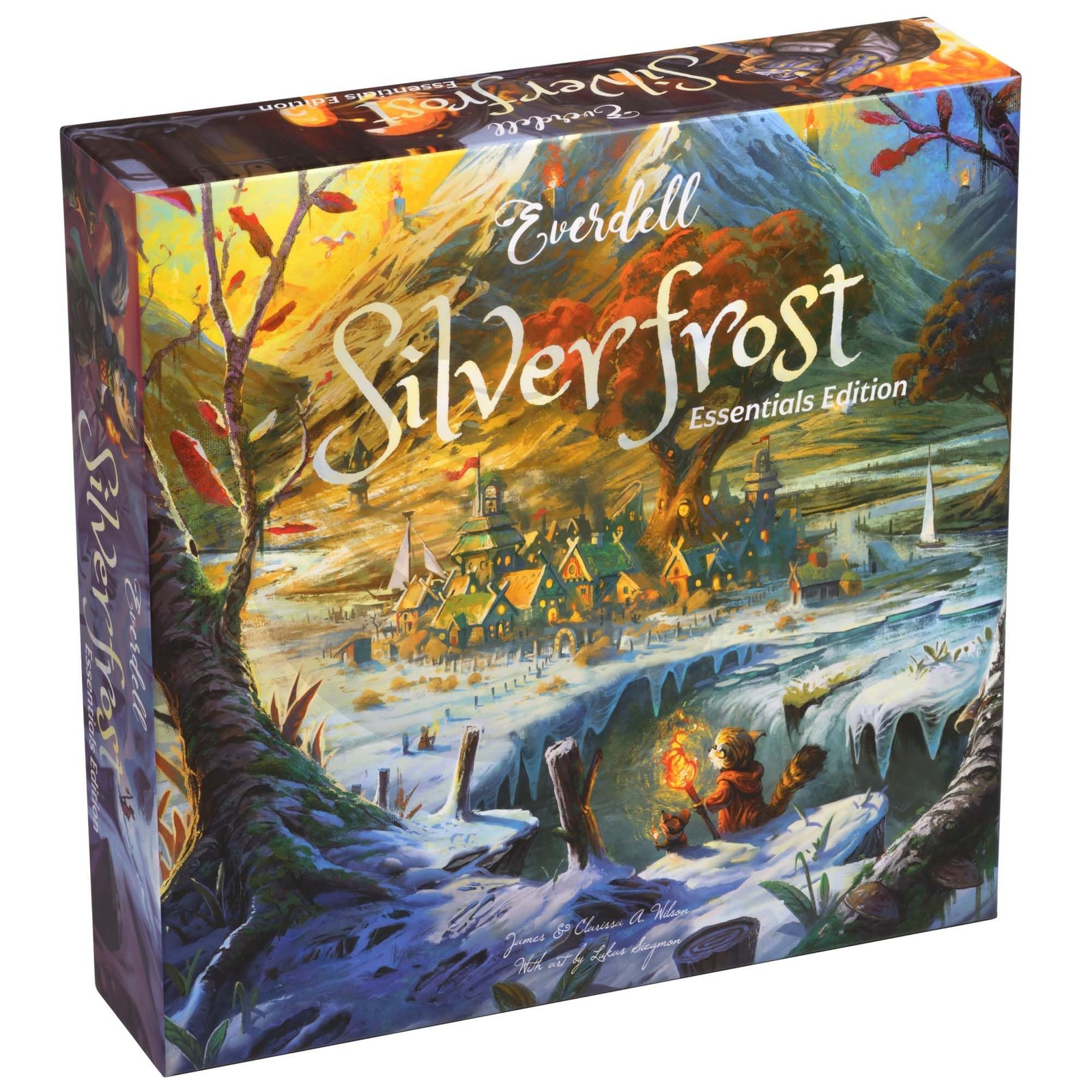 Everdell Silverfrost Essentials Edition Board 12 inches x 12 inches, Silver