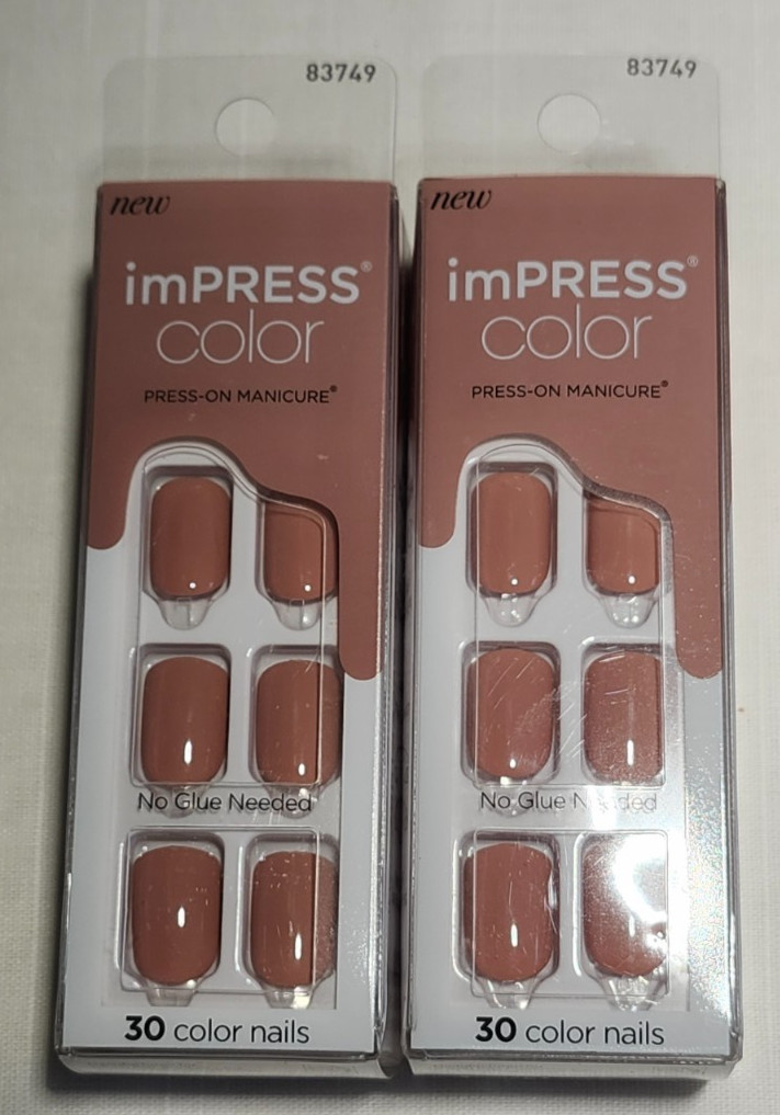 6 Brand New Boxes of Press-On Nails/5 imPRESS & 1 Olive & June – Variety (NEW)