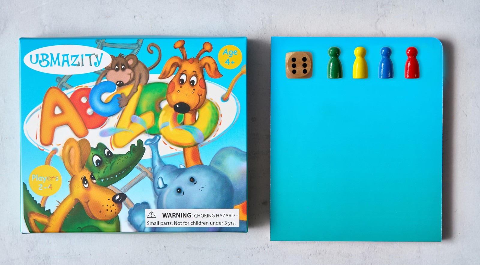 ABC Zoo Chutes and Ladders Board Game, Language 12.2 x 14.6 inches