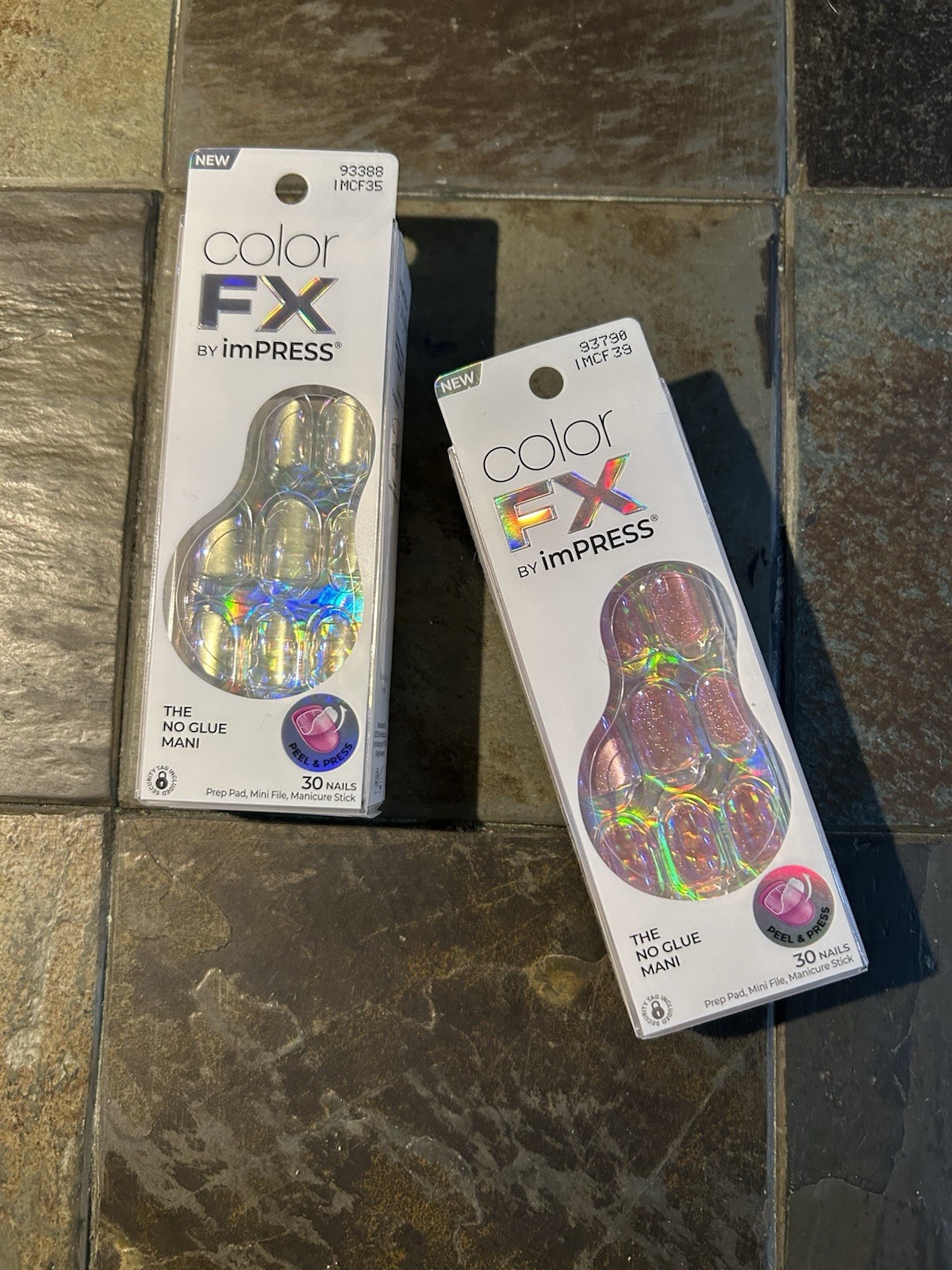 Impress The No Glue Manicure 2 New Packages Short Color FX