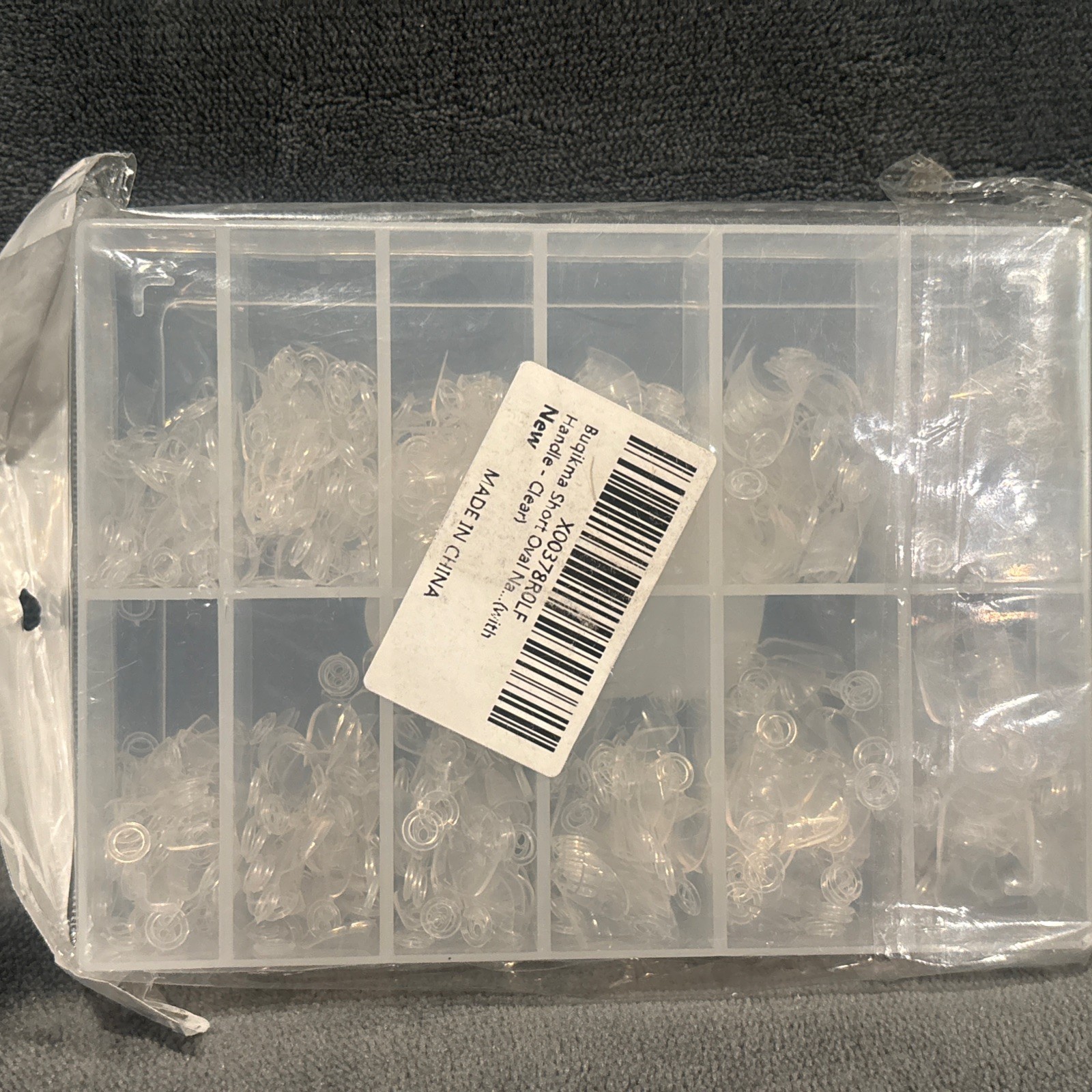 Buqikma 500PCS Short Nail Tips for Acrylic Nails – Clear 12 Sizes,