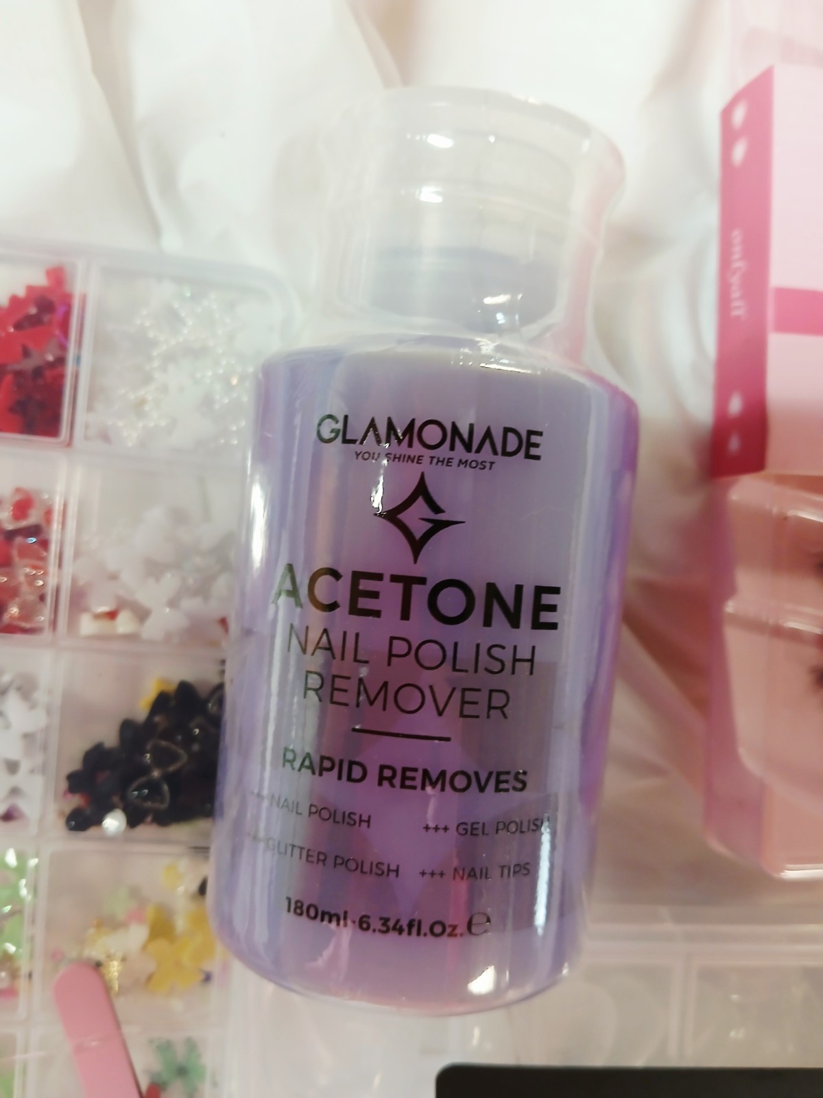 Nail & Lash Bundle. Nails, Nail Gems, Polish Remover, 7 Pairs lashes, Lash Glue