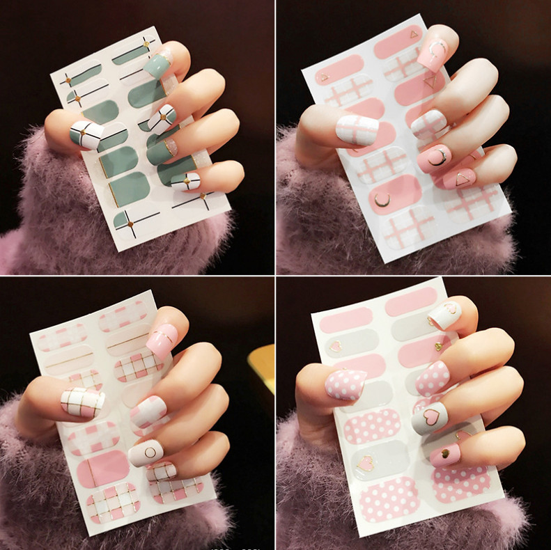 Nail Wraps Leopard Bunny Stickers Polish Manicure Art Self Stick Decor USA NH5
