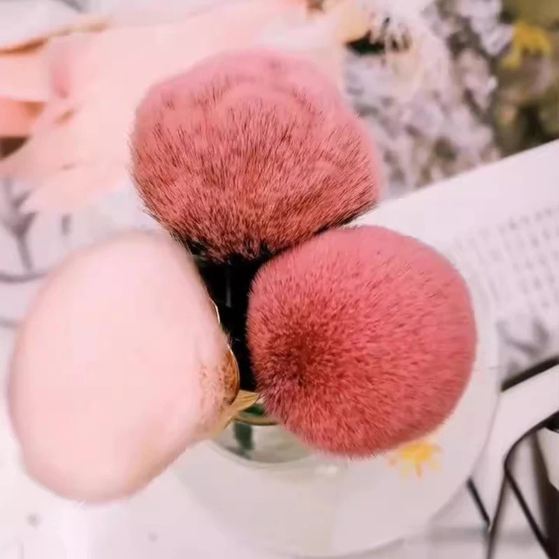 Rose Shape Nail Dust Brush Soft Manicure Cleaning Tool Gel Polish Remover