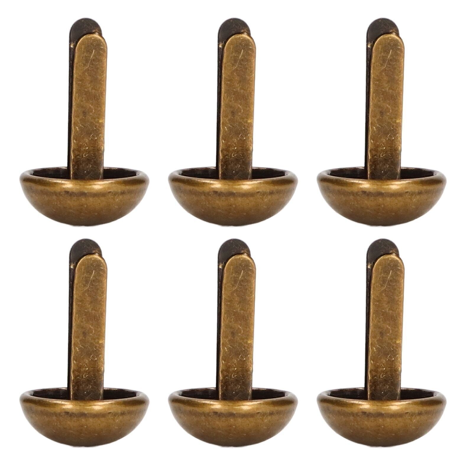 200Pcs Upholstery Tacks Bronze 0.3in Metal Plating Glossy Easy Installation