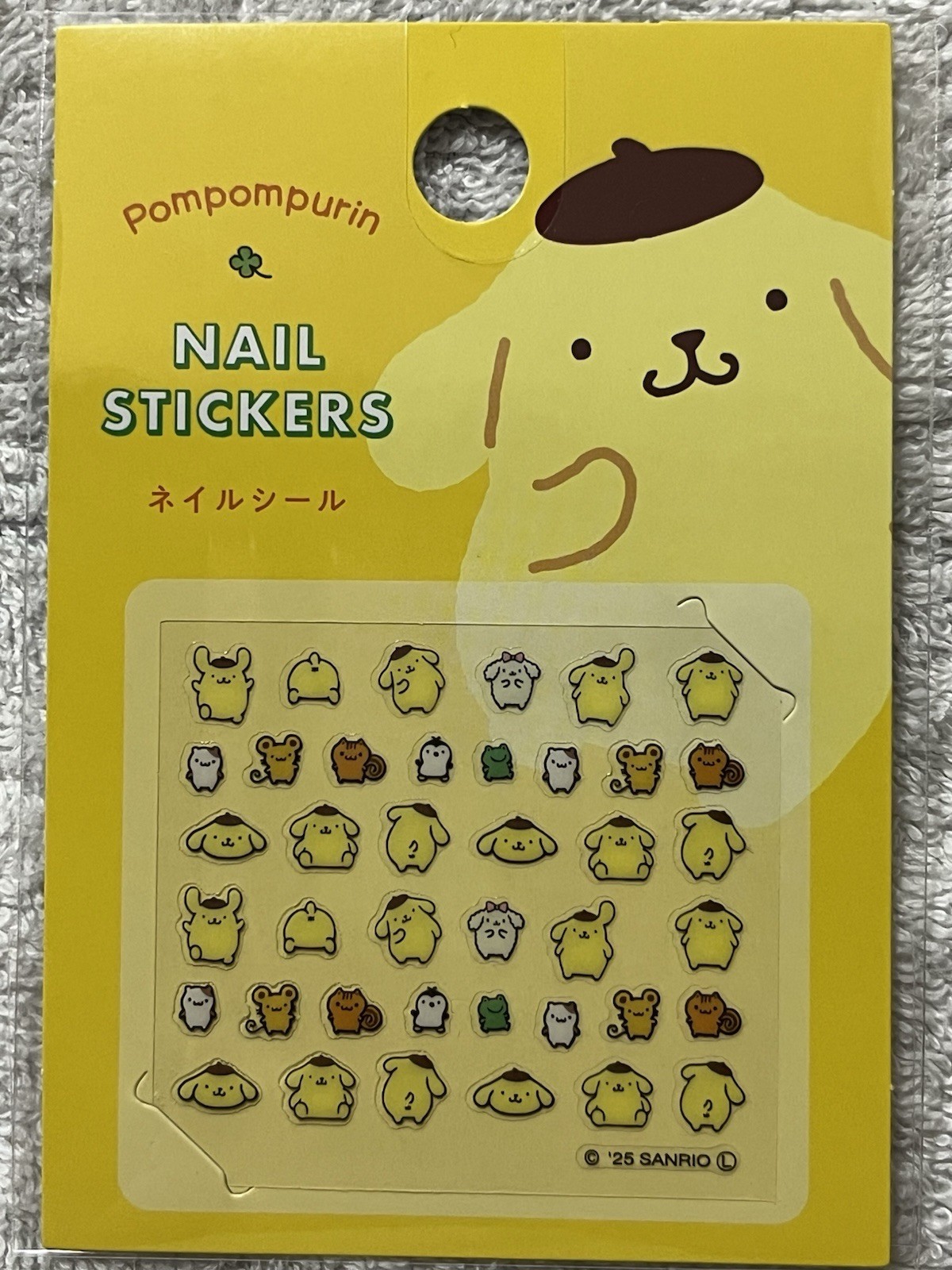 Lot 6 Sanrio Nail Stickers Japan Kuromi Cinnamoroll Tuxedo Sam NEW
