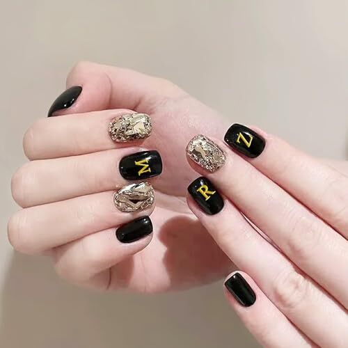 10 Sheets Letter Nail Art Stickers, Small Letter Nail Art Design Stickers,