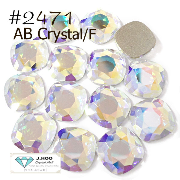Swarovski 2471 Cushion Flat Back 10mm(4pcs)