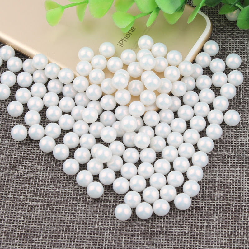 50pcs New 3D 2.5/3/4mm Gradient Colorful Mermaid Pearl Bead Ball Nail Art Decor