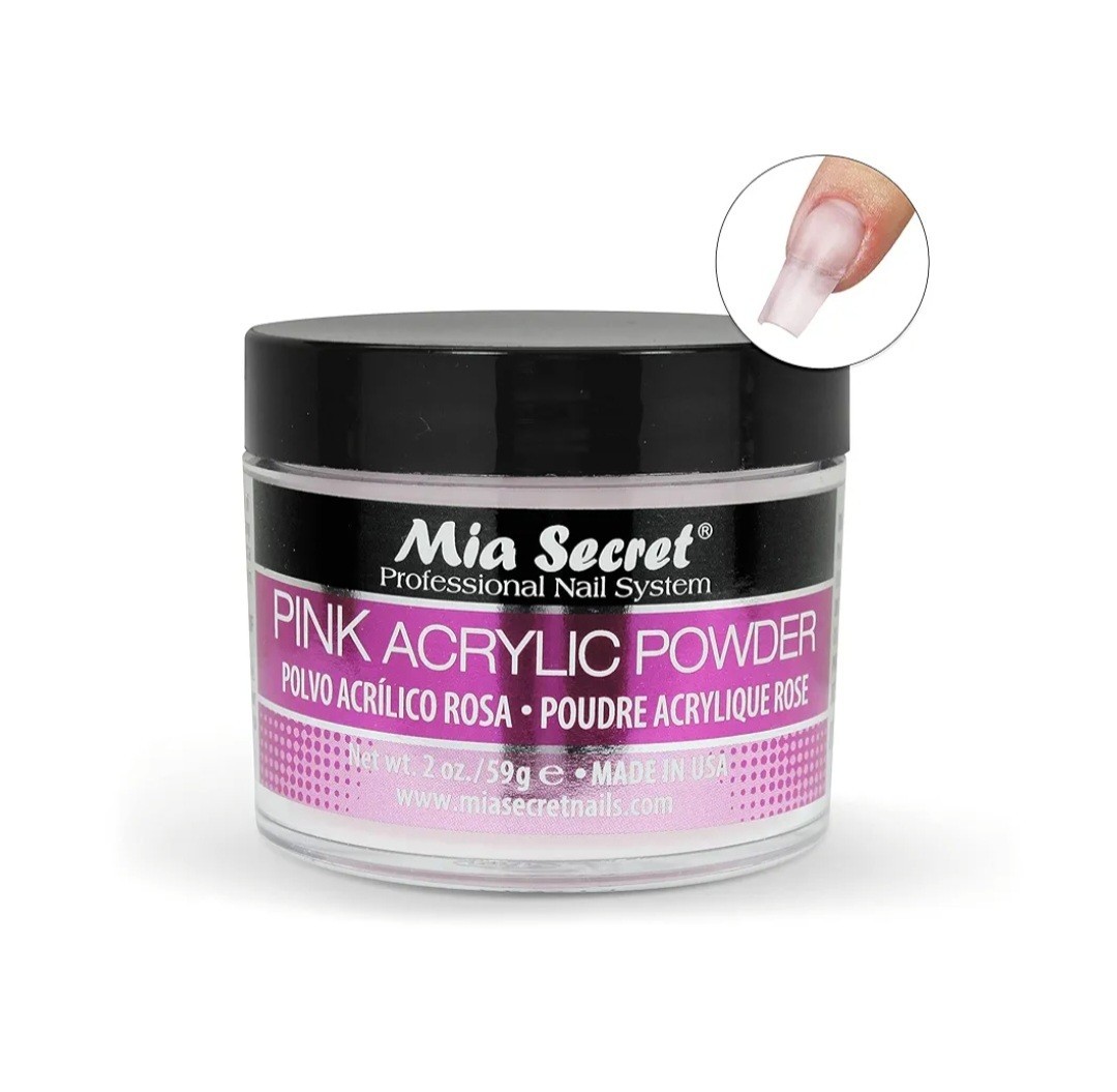 Mia Secret Acrylic Nail Powder Professional Nail System Size: 2 oz – Pink