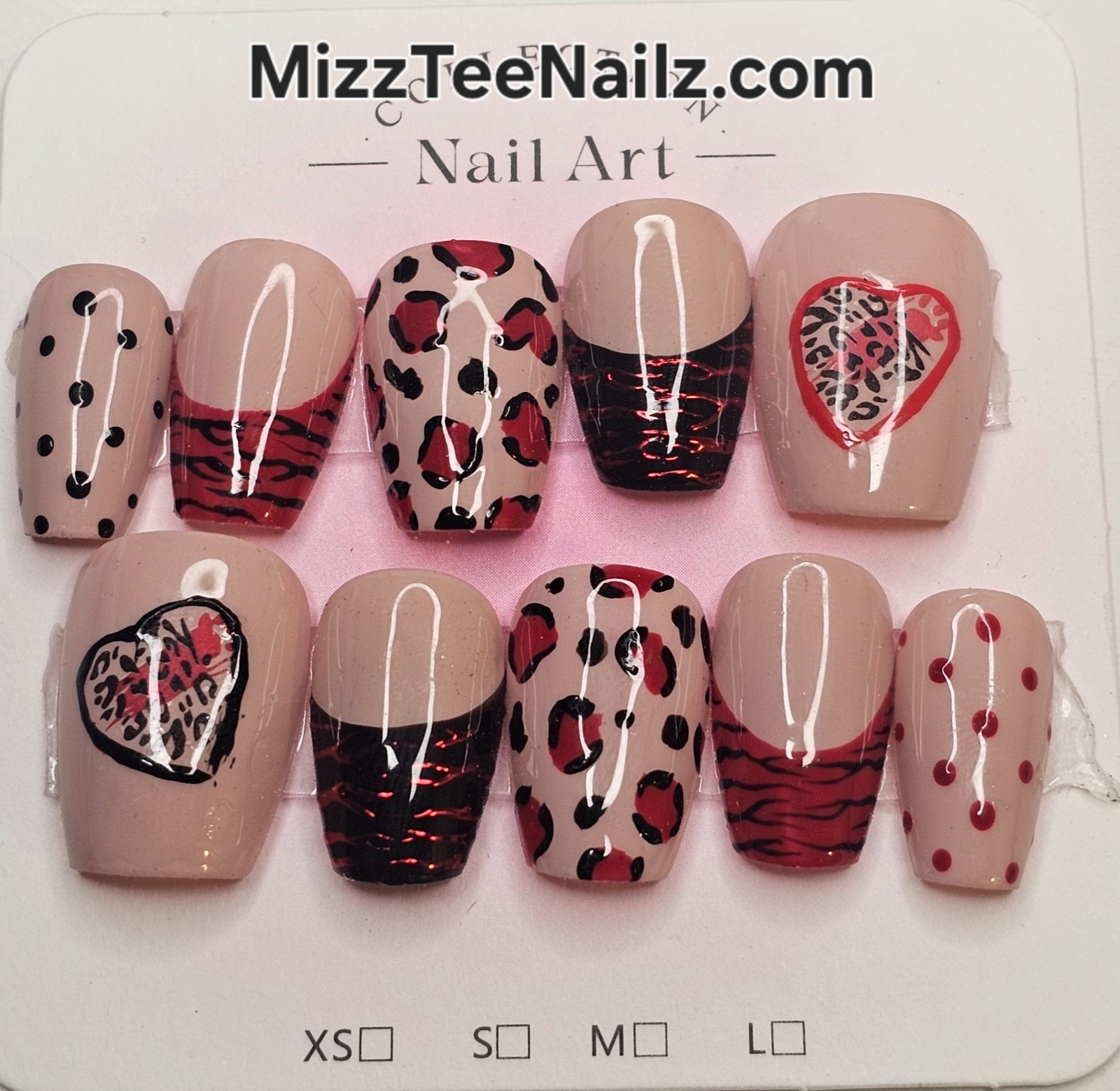 Press-On Nail Set #75: Safari