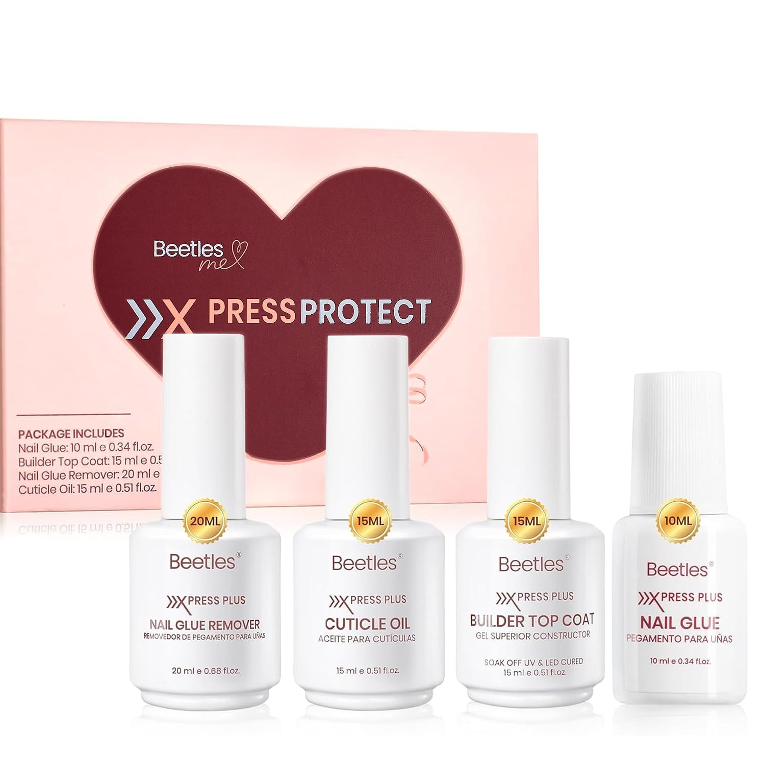 Beetles 10ML Super Strong Nail Glue for Press Ons, Nail Tips, Acrylic Nails | No