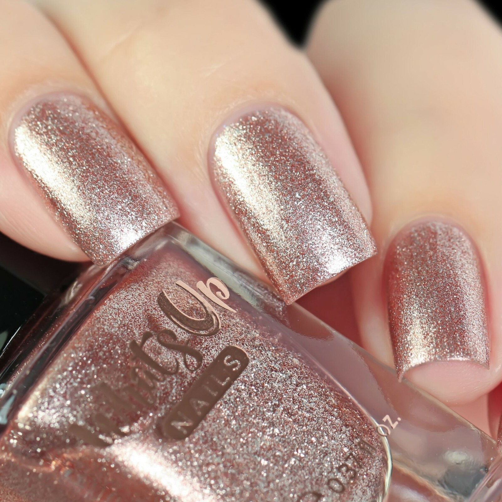 Chrome Colored Glasses Regular Polish (Rose Gold Chrome), Polish for Nail Art