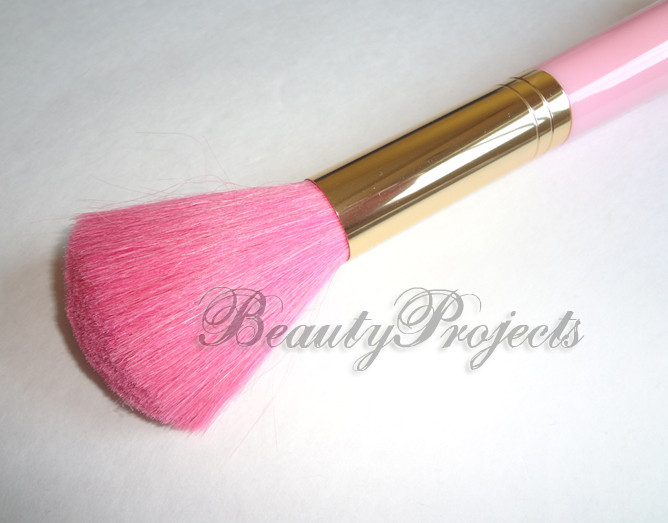 Dusting Brush for Acrylic Nails or Table Pink & Gold Nail Art Thin Powder Brush