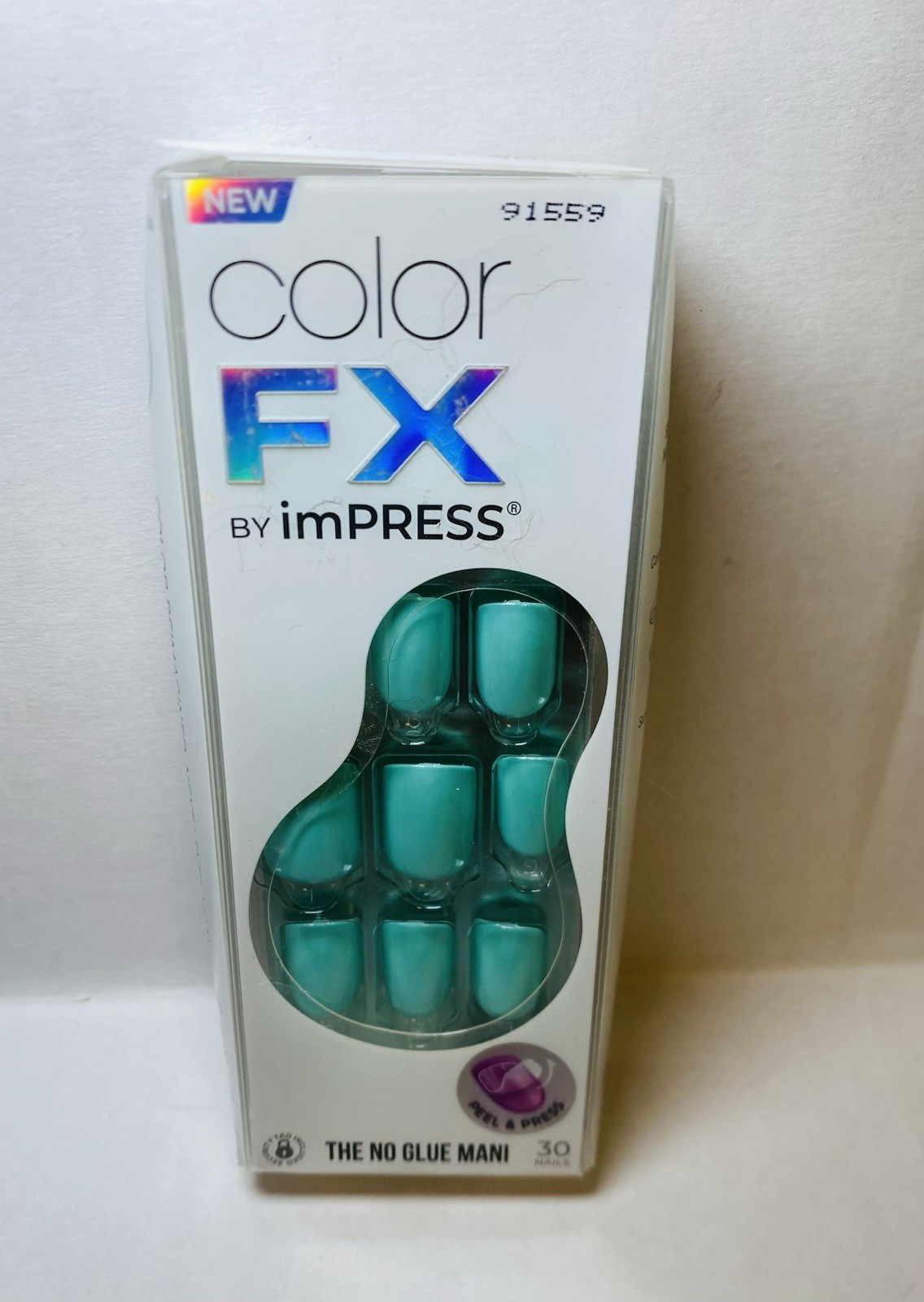 New KISS imPRESS Color FX, No Glue Mani, Peel & Press – IMCF24 UPGRADE Mint/Teal