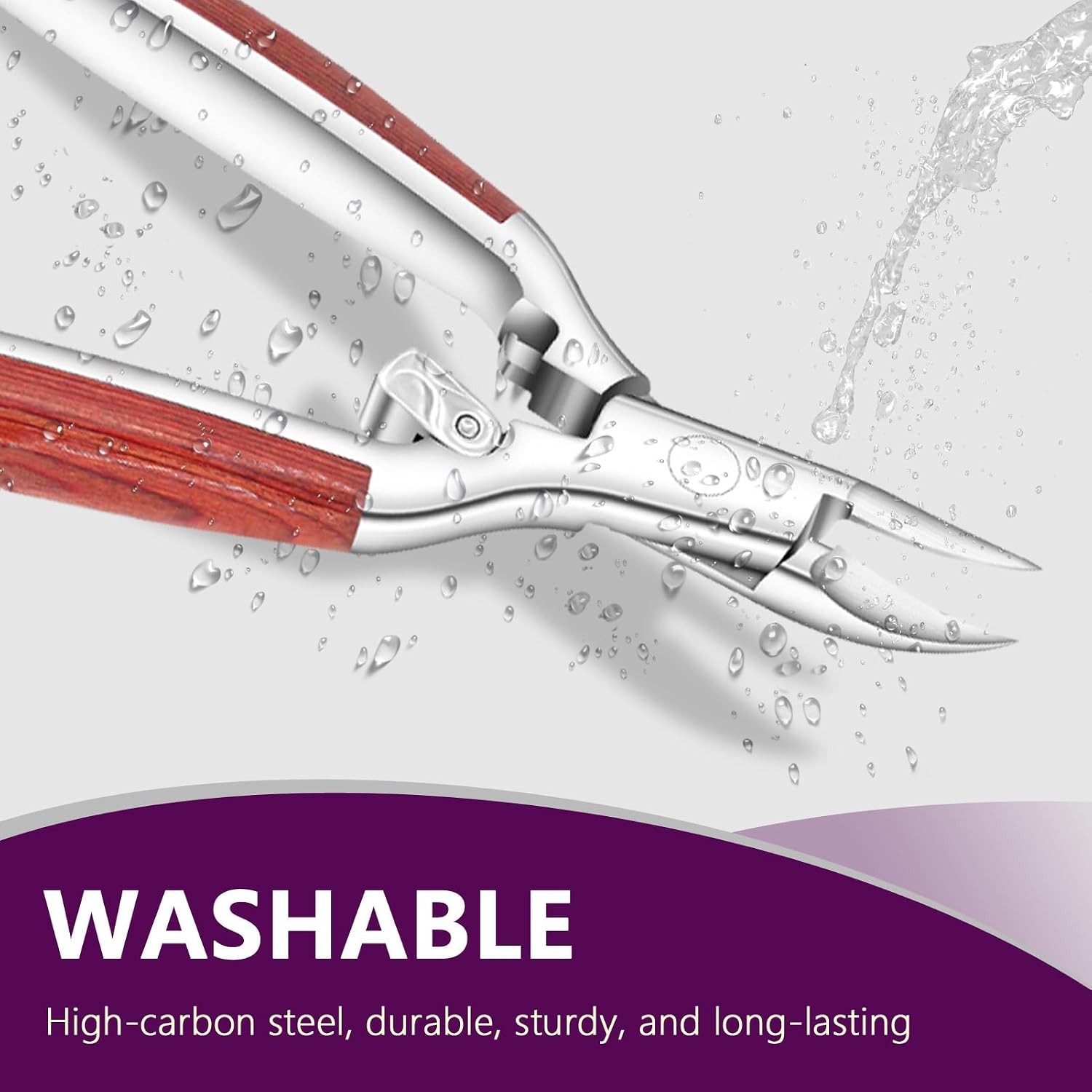 Sharp Toenail Clippers for Thick Nails, Ingrown, Heavy Duty, Seniors
