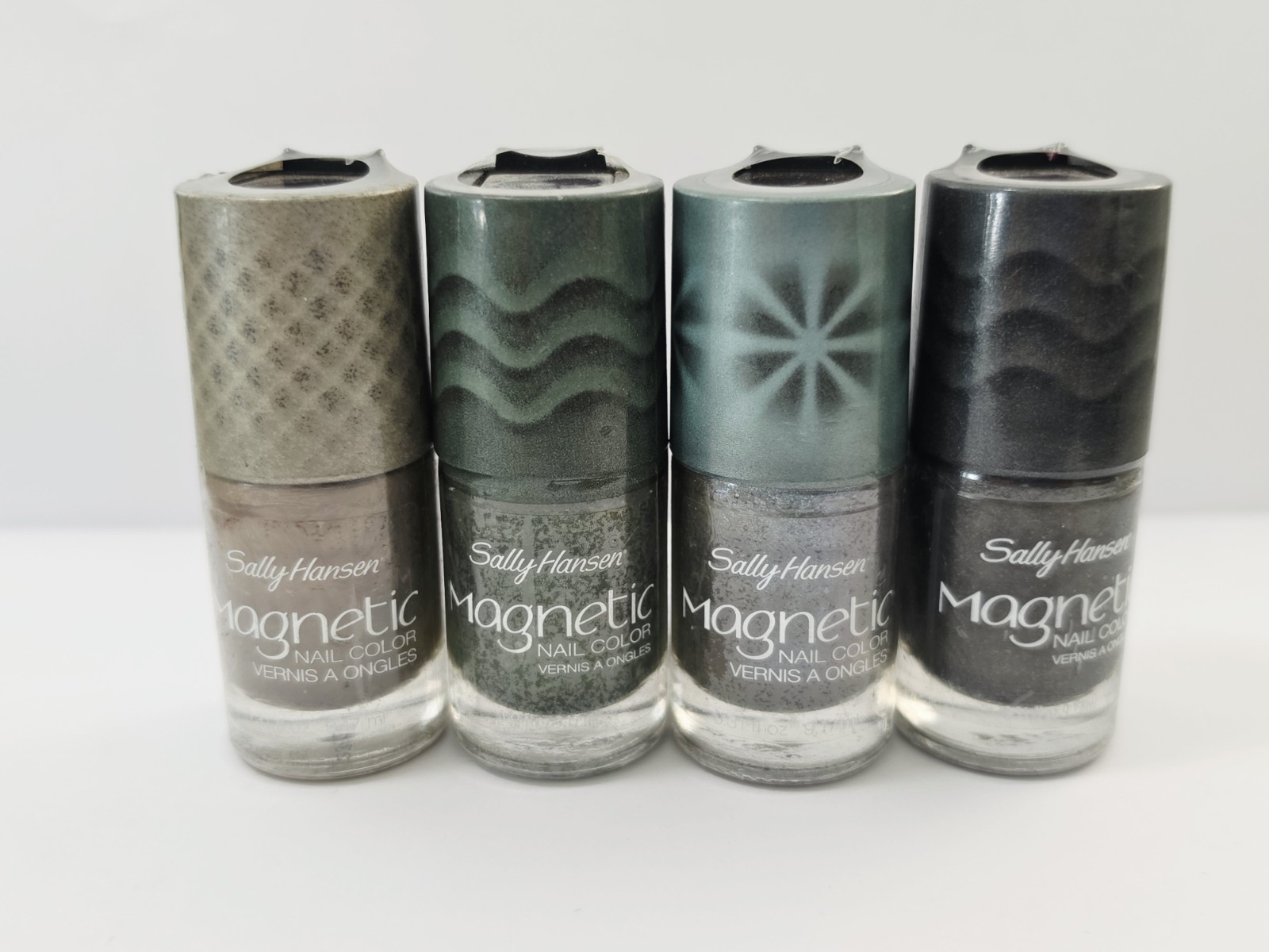 Sally Hansen Magnetic Nail Color 0.31oz Lot of 4. #907, #908, #911, #913