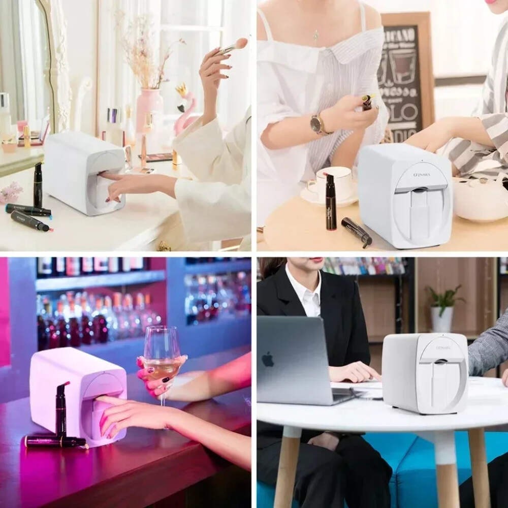 3D Nail Printer Machine WiFi 2400DPI Portable Nail Art Printer DIY