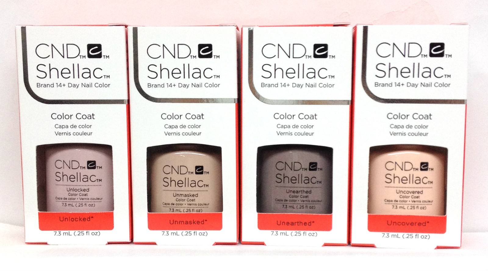 Cnd Shellac Gel Polish – UNDRESSED Collection .25oz/7.3ml Pick Any Color