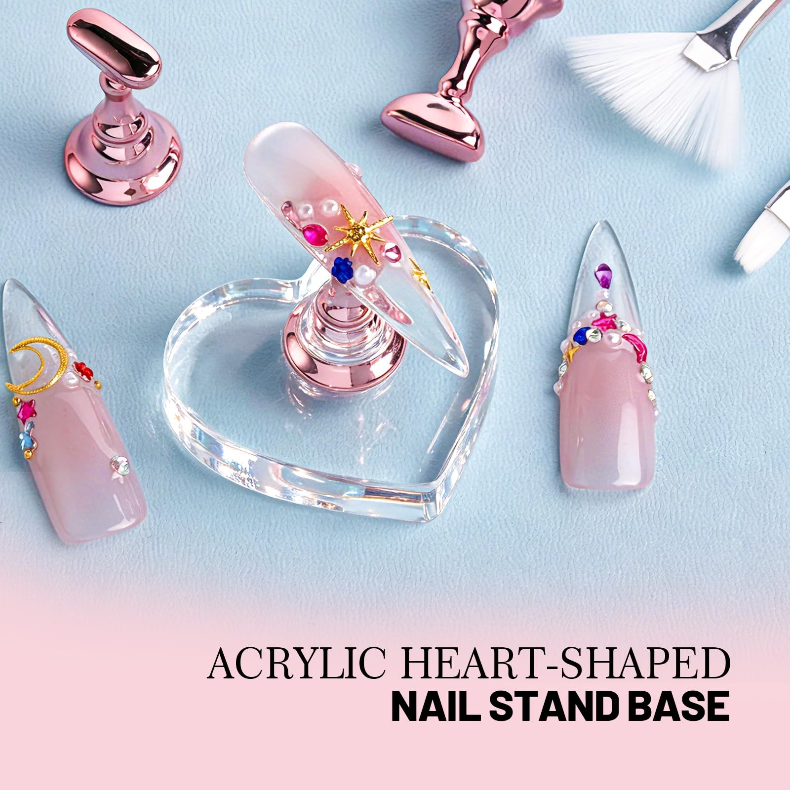 Nail Art Tools, Nail Art Brushes With Nail Stand, Nail Design Tools, Nail Bru…