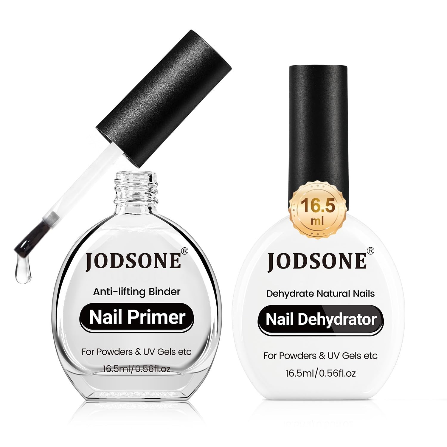 2Pcs Nail Dehydrate And Nail Primer For U V Gels Superior Bonding Professiona…