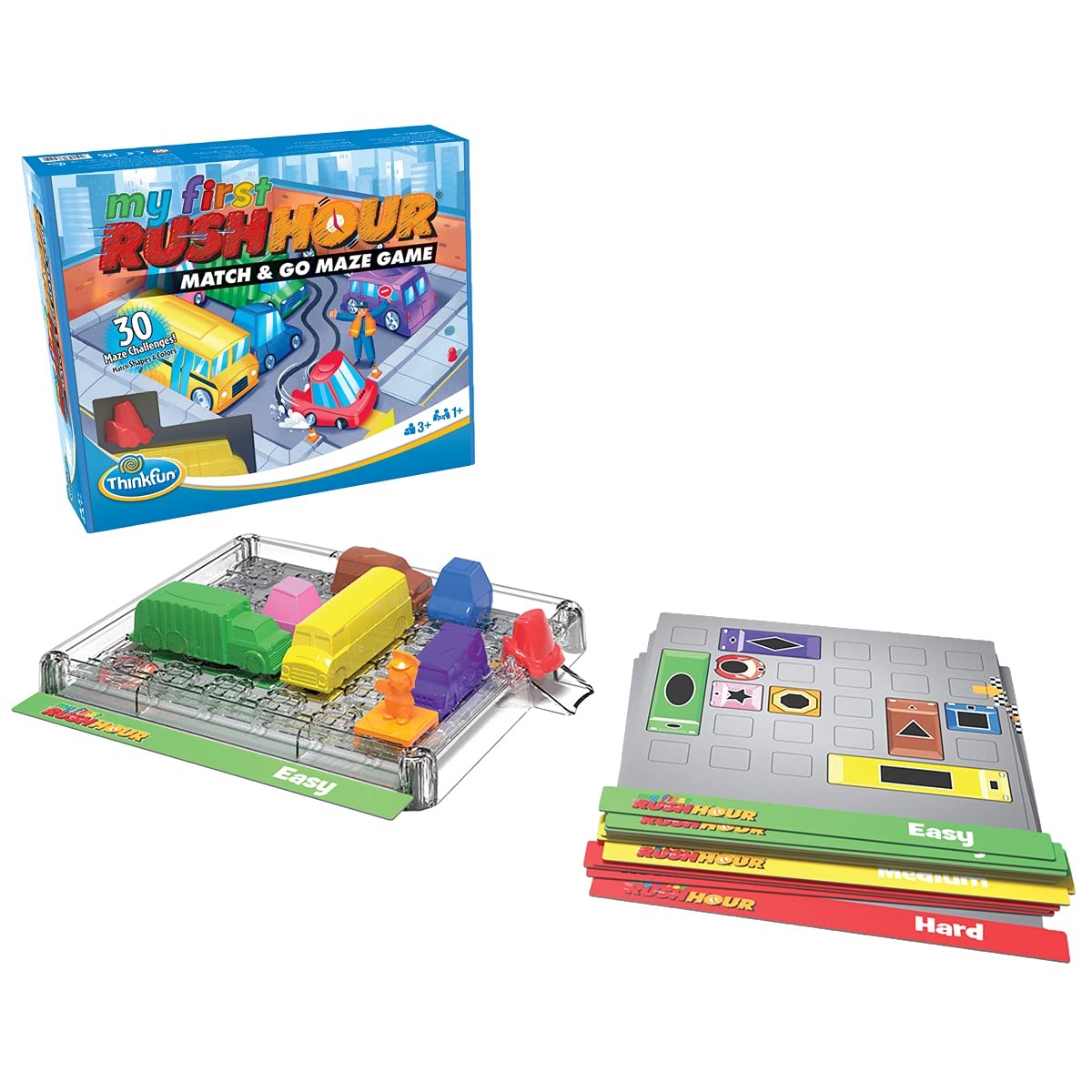 ThinkFun My First Rush Hour – Engaging Brain Game for One Size, Multicolor
