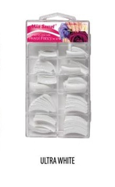 Mia Secret Nail Tips ROYAL FANCY – White, Clear, Natural *CHOOSE YOURS*