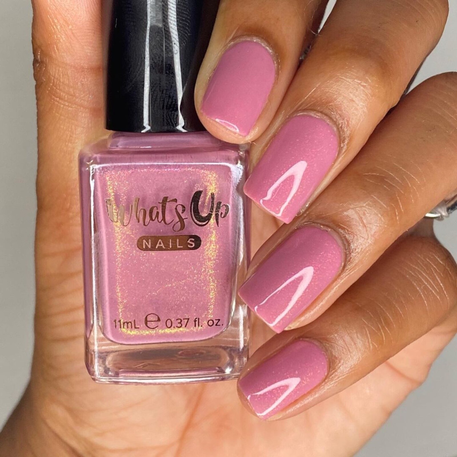 Whats Up Nails – Mauver and Shaker Regular Polish (Mauve with Shimmer)