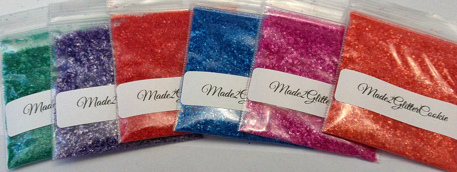 Satin Unicorn Dandruff micro glitter shards nail art tumblers slime