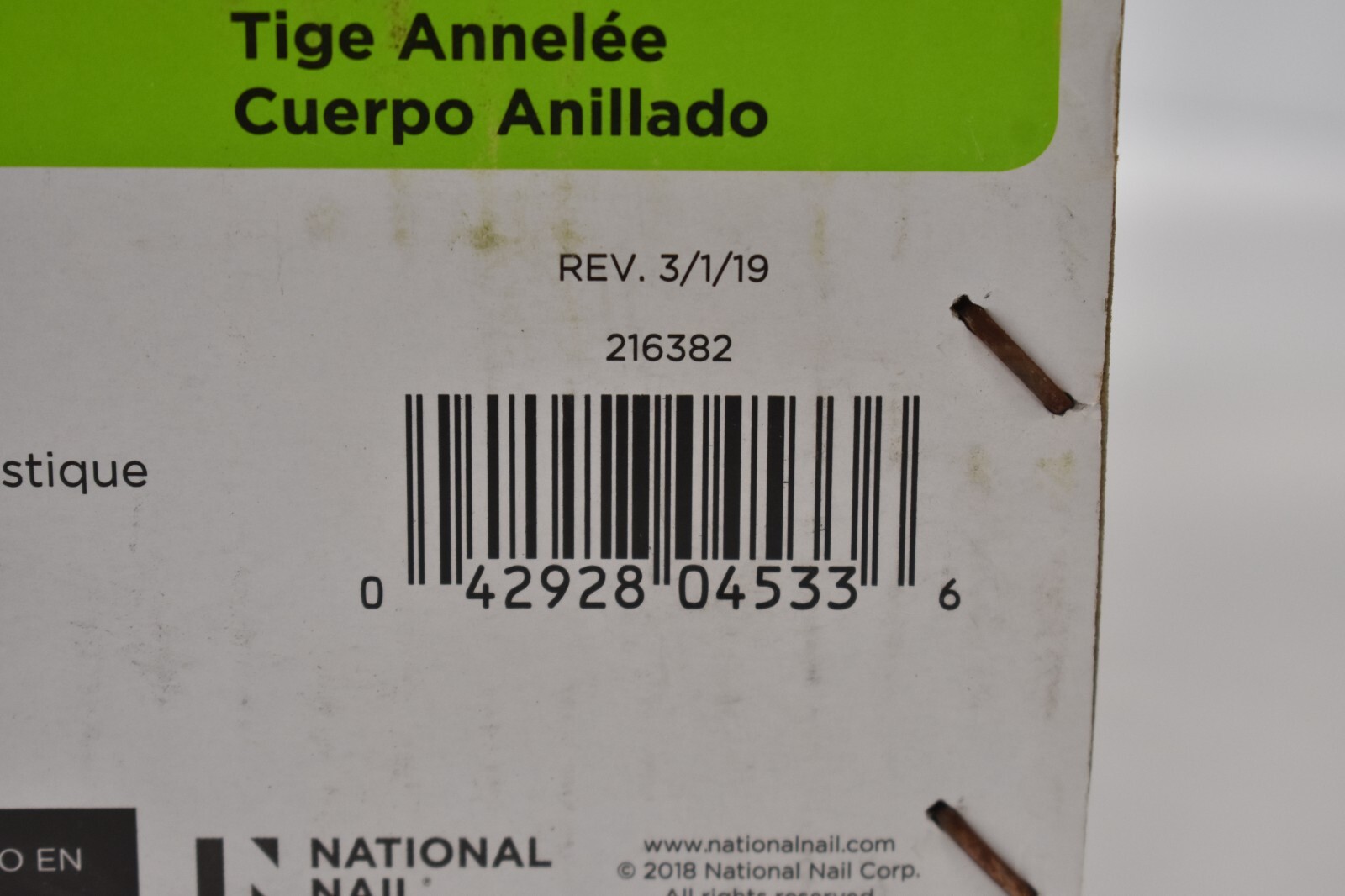 Stinger Hand Drive 1″ Plastic Cap Nail Set 2000 Count Pack Green 0135053