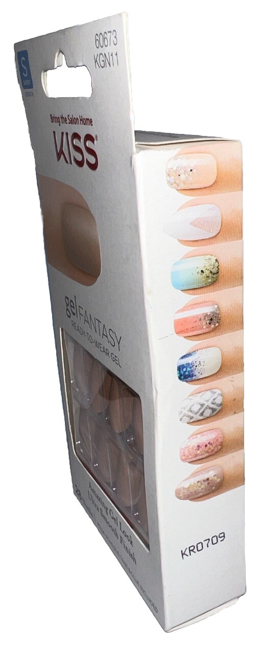 KISS Gel Fantasy Nails Matte #60673 TIGHT FIT (New/Discontinued) See All Photos