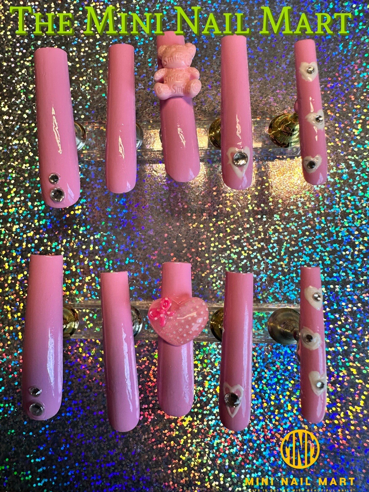 Handmade Custom Press on Nails 2X Long Square