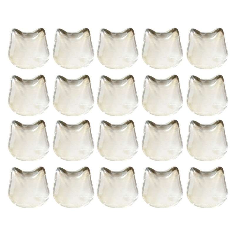 20pcs Lovely Glass Like Keycaps for Laptop & Desktop Typing Enhancement