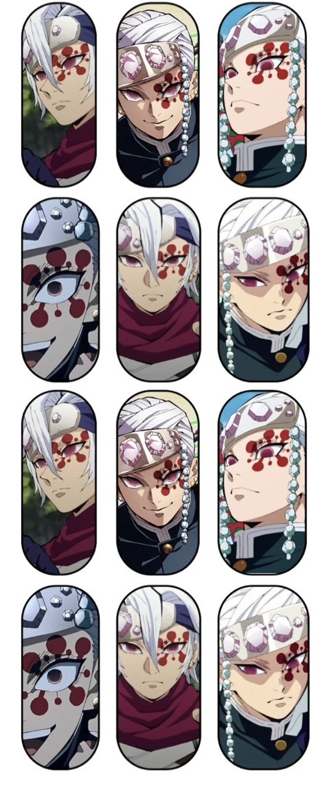 Anime Cartoon Nail Art Decals – Water Slide Nail Wraps DIY Nail Art Tool