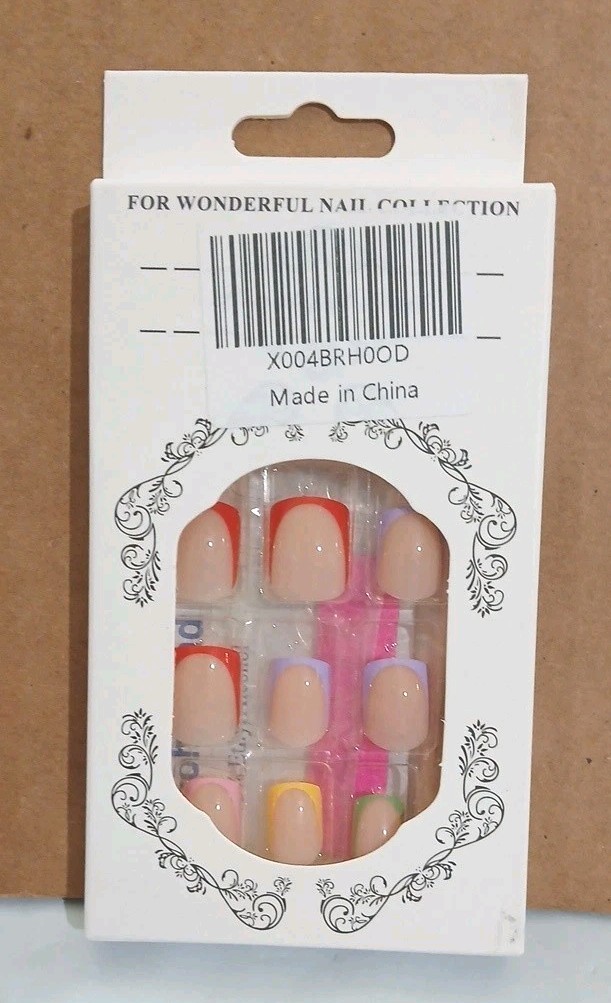 Lot Of 3 Packs – False Nails Beautiful Nail Do it Yourself 24 Pcs Each