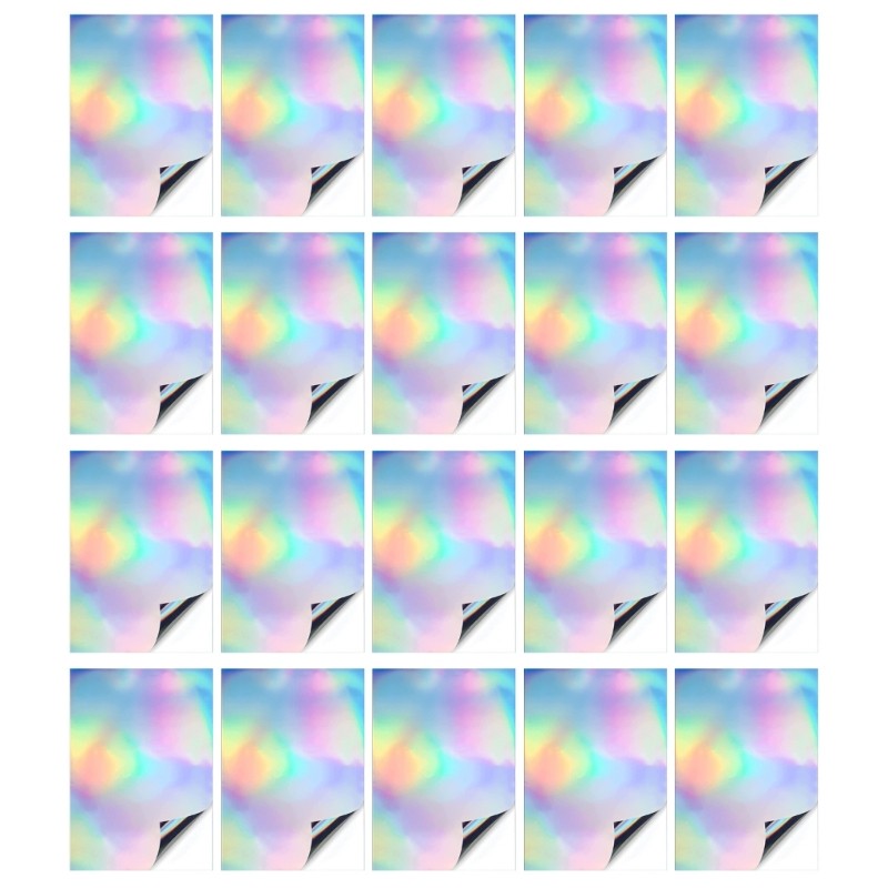 20 Sheets Printable Vinyls Sticker Paper Waterproof Sticker Paper
