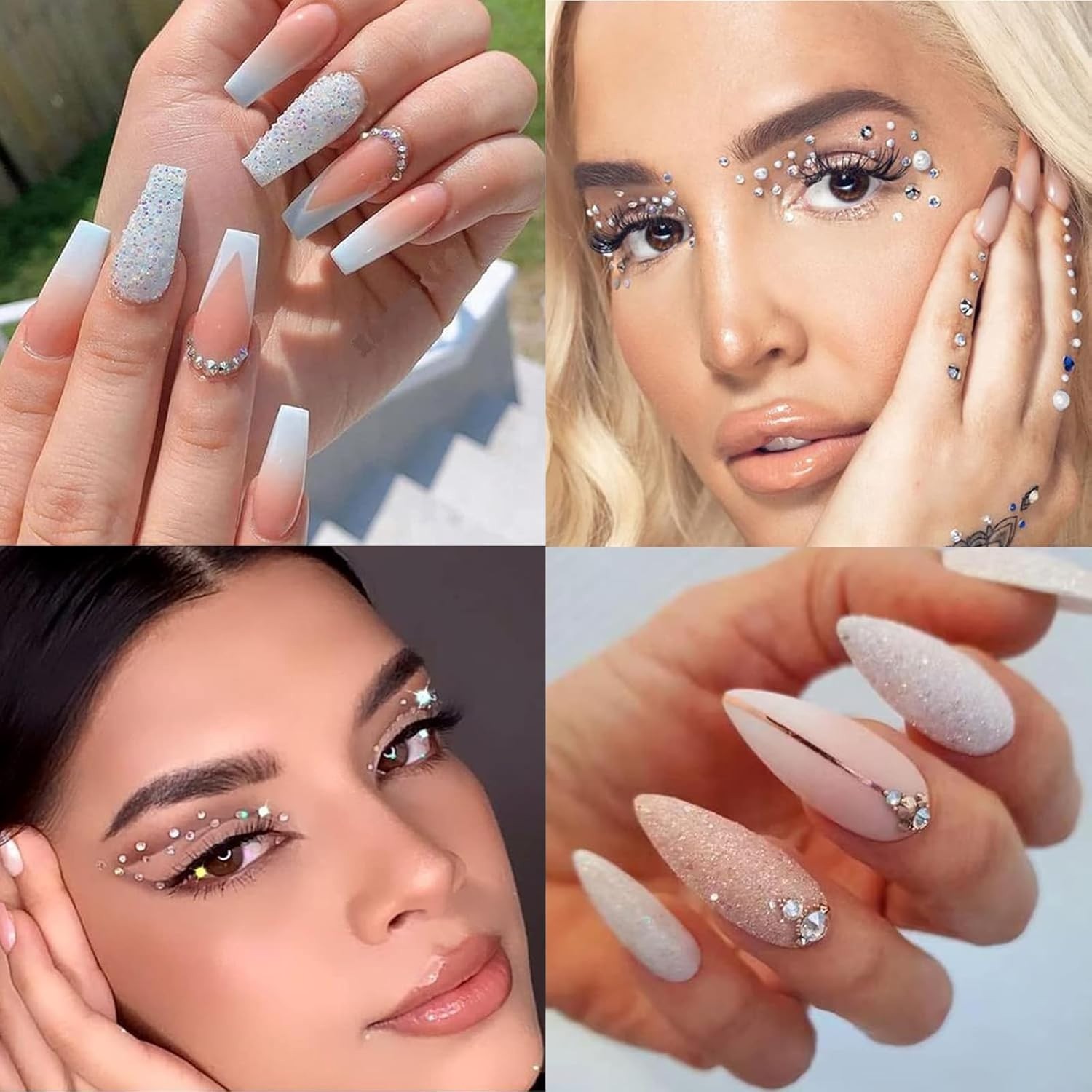 Colorful Flatback Rhinestones and Pearls for DIY Nail Art – Safe & Easy to Use