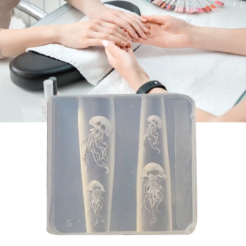 Jellyfish Shape Small Accessories Crafting Molds Present for Beauty Enthusiasts