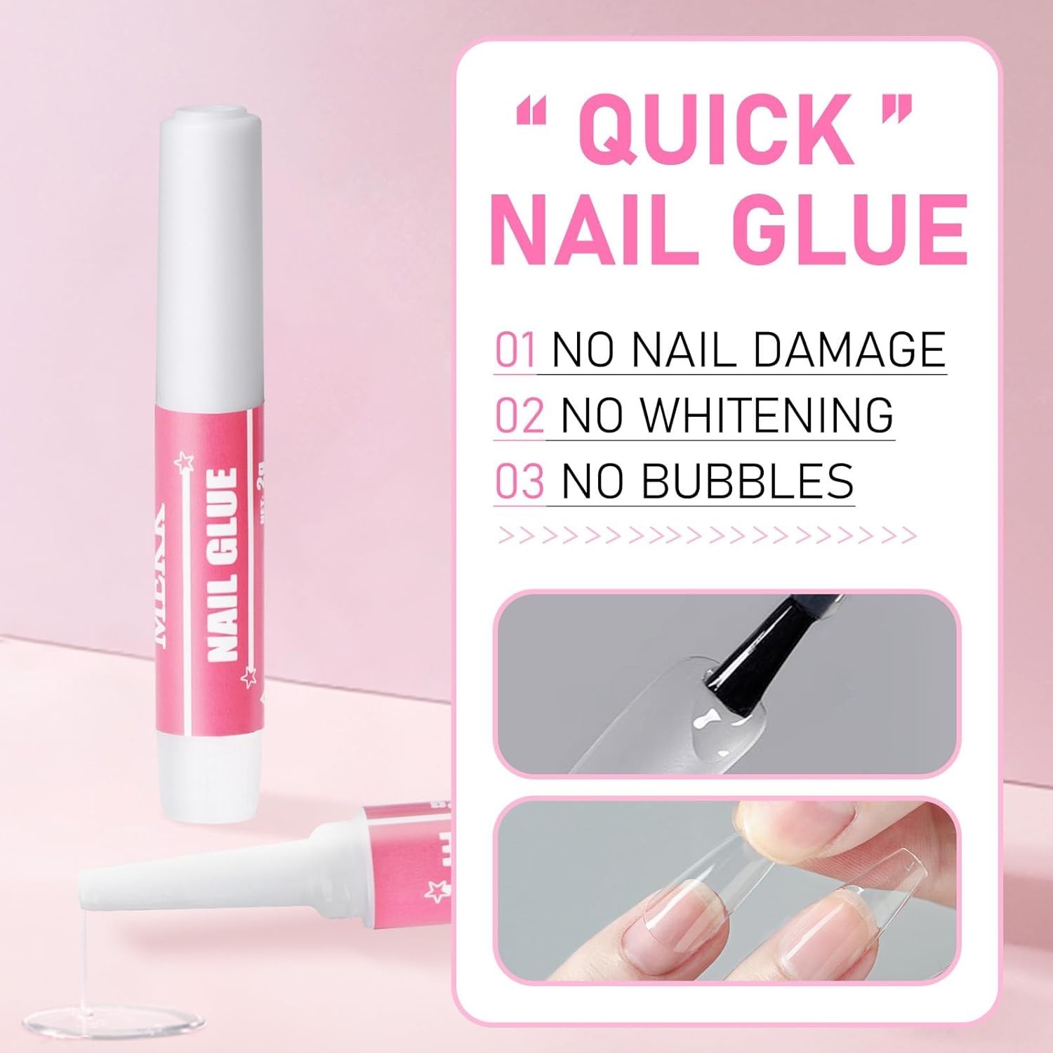 Nail Glue 12PCS – Super Strong Adhesive for Acrylic & Press Ons