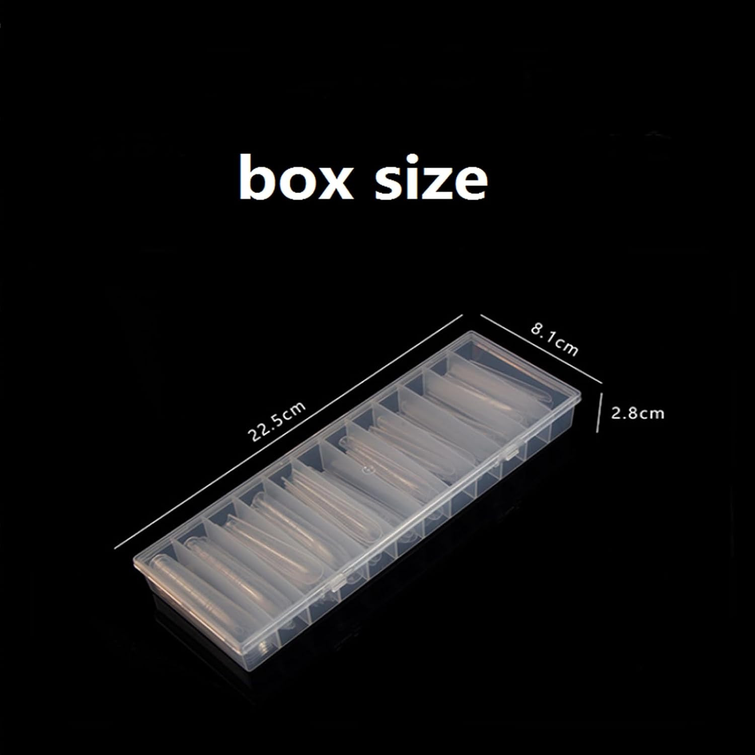 70Pcs Extra Long Stiletto Dual Nails Form for Poly Nail Gel Full Cover Nail Exte